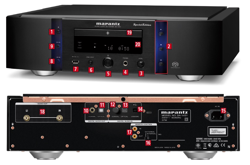 Odtwarzacz CD SA-14S1 SE
